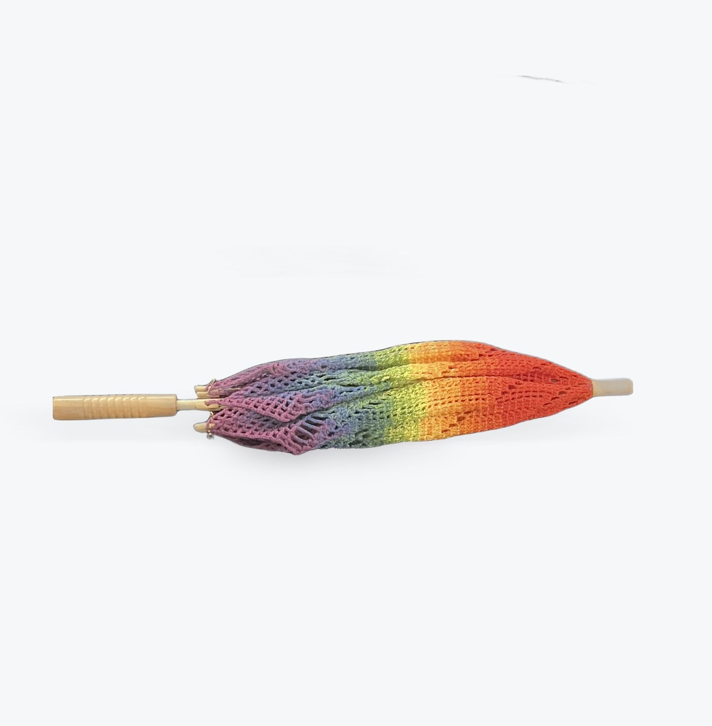 Gay Pride Rainbow 33" Parasol - Starburst pattern