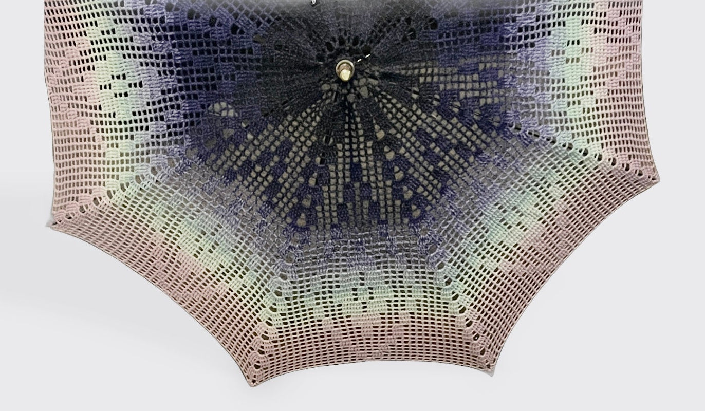Filet Crochet Diamonds 48" Parasol