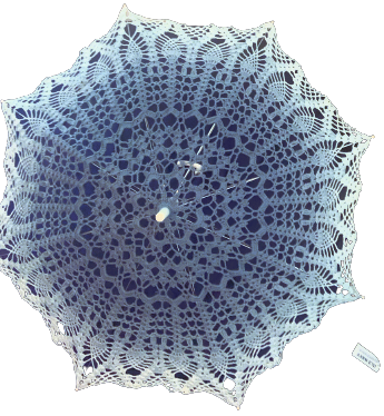 All Blues 30" Parasol - Stitchy Frood