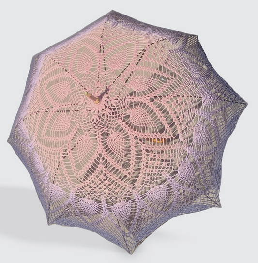Dusty Rose to Purple Gradient 48" Parasol - Stitchy Frood