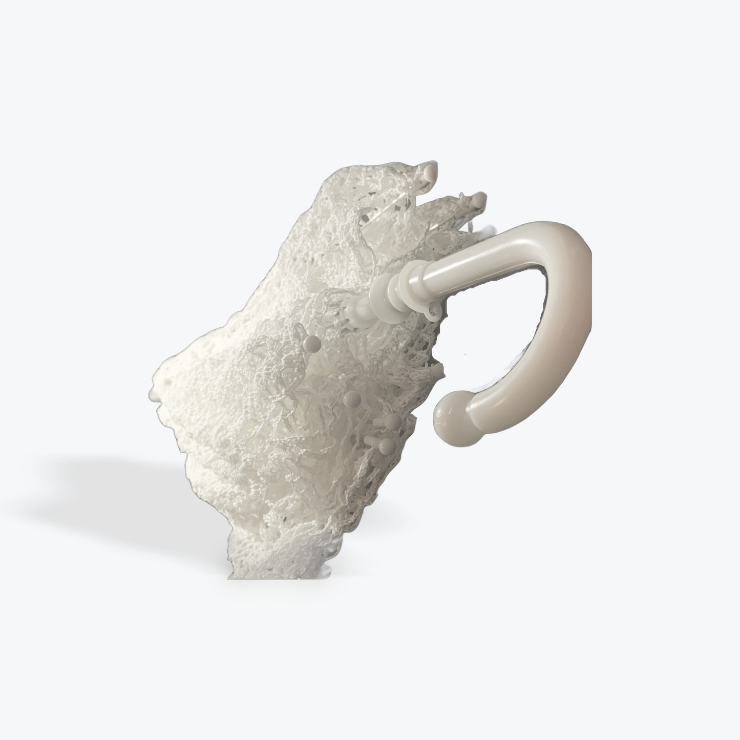 Regency Era White 30" Crochet Mandala Parasol - Stitchy Frood