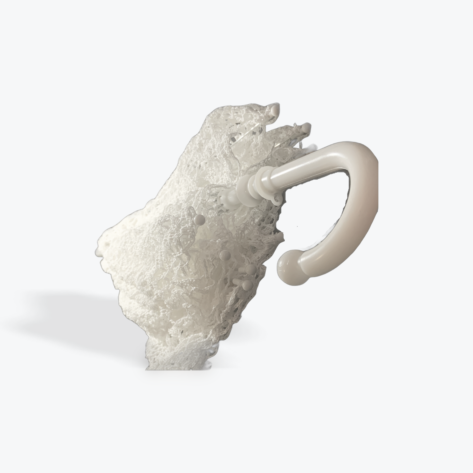 Regency Era White 30" Crochet Mandala Parasol - Stitchy Frood