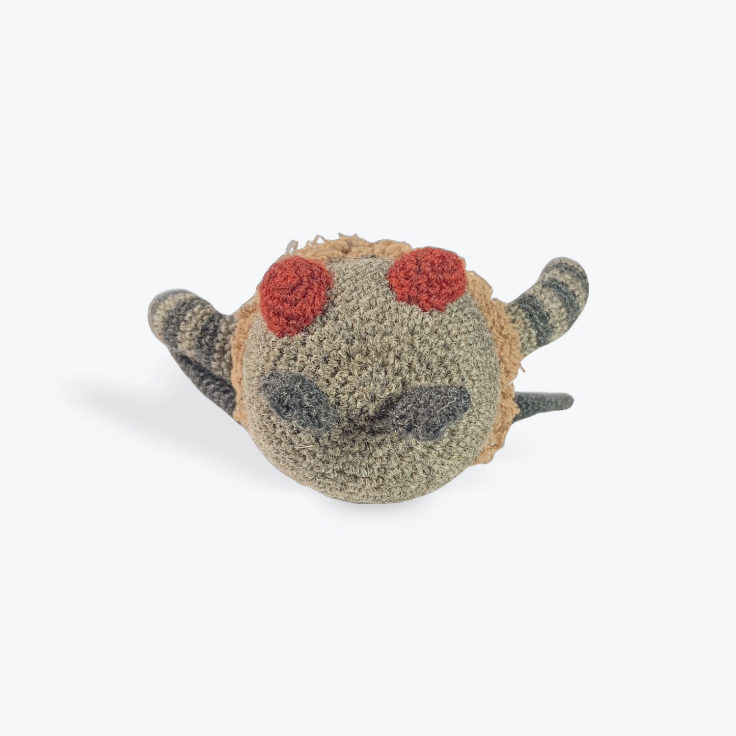 Pocket-sized Mothman in grey and black