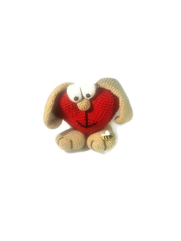 Hoppy Valentine Amigurumi for your special someone Valentine's Day 2022 - Stitchy Frood