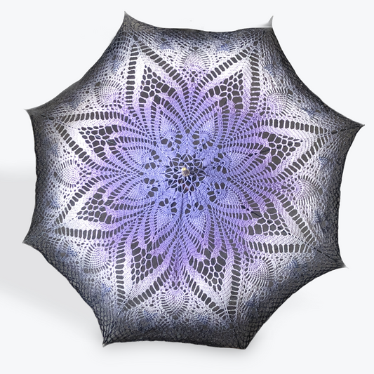 Grape Aurora Gradient 48" Beaded Parasol - Stitchy Frood