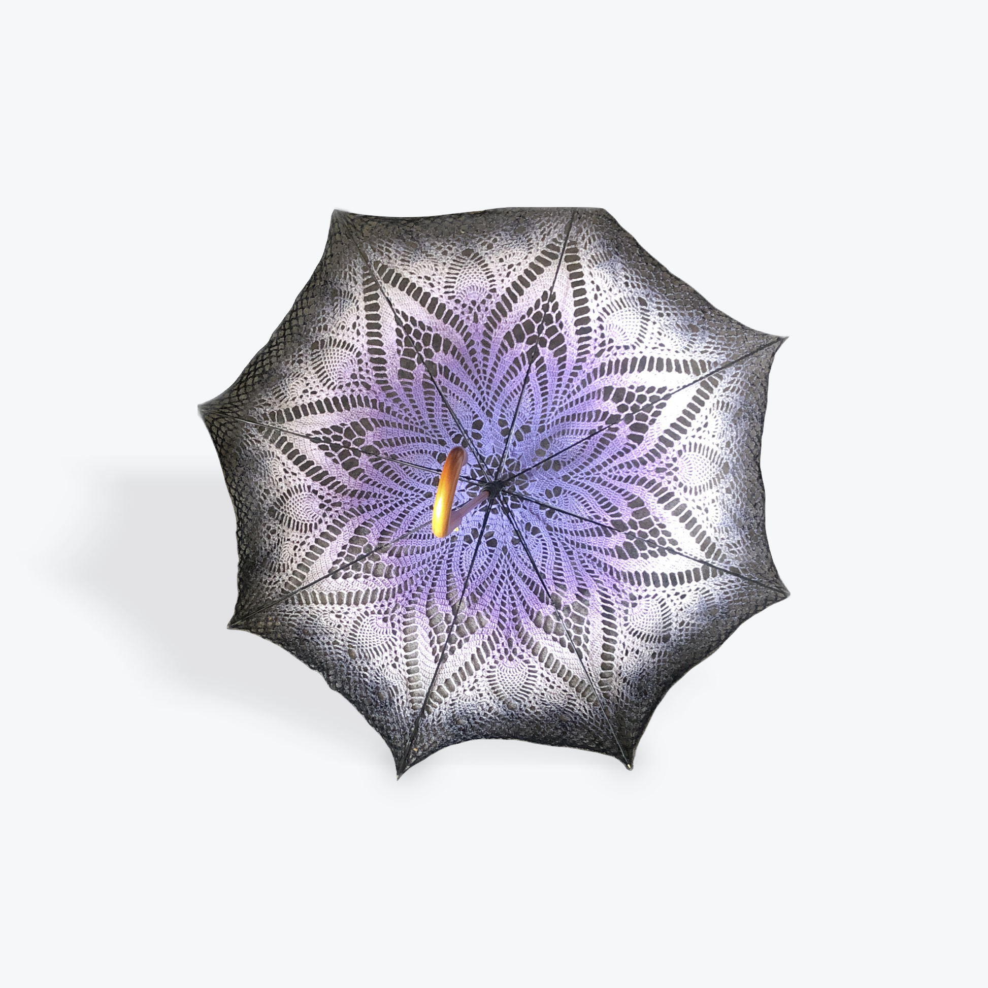 Grape Aurora Gradient 48" Beaded Parasol - Stitchy Frood