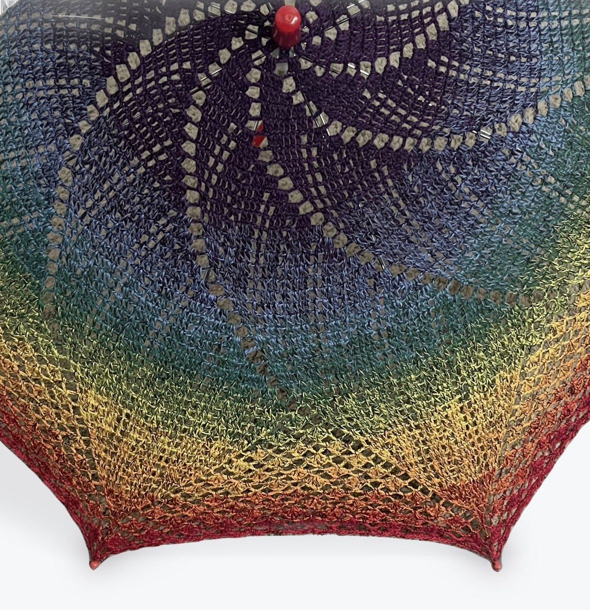 Gay Pride Gothic Rainbow 30" Parasol - High Coverage original pattern