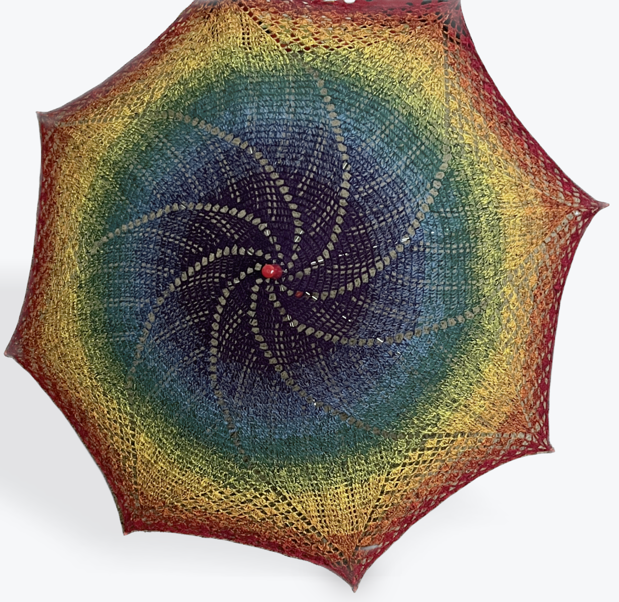 Gay Pride Gothic Rainbow 30" Parasol - High Coverage original pattern