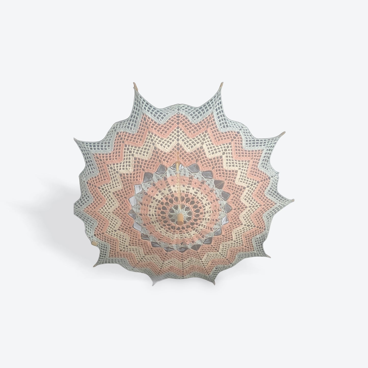 Trans Pride Flag 33" Parasol - Chevron Pattern