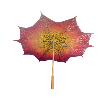 Yellow to Pink Gradient 30" Parasol