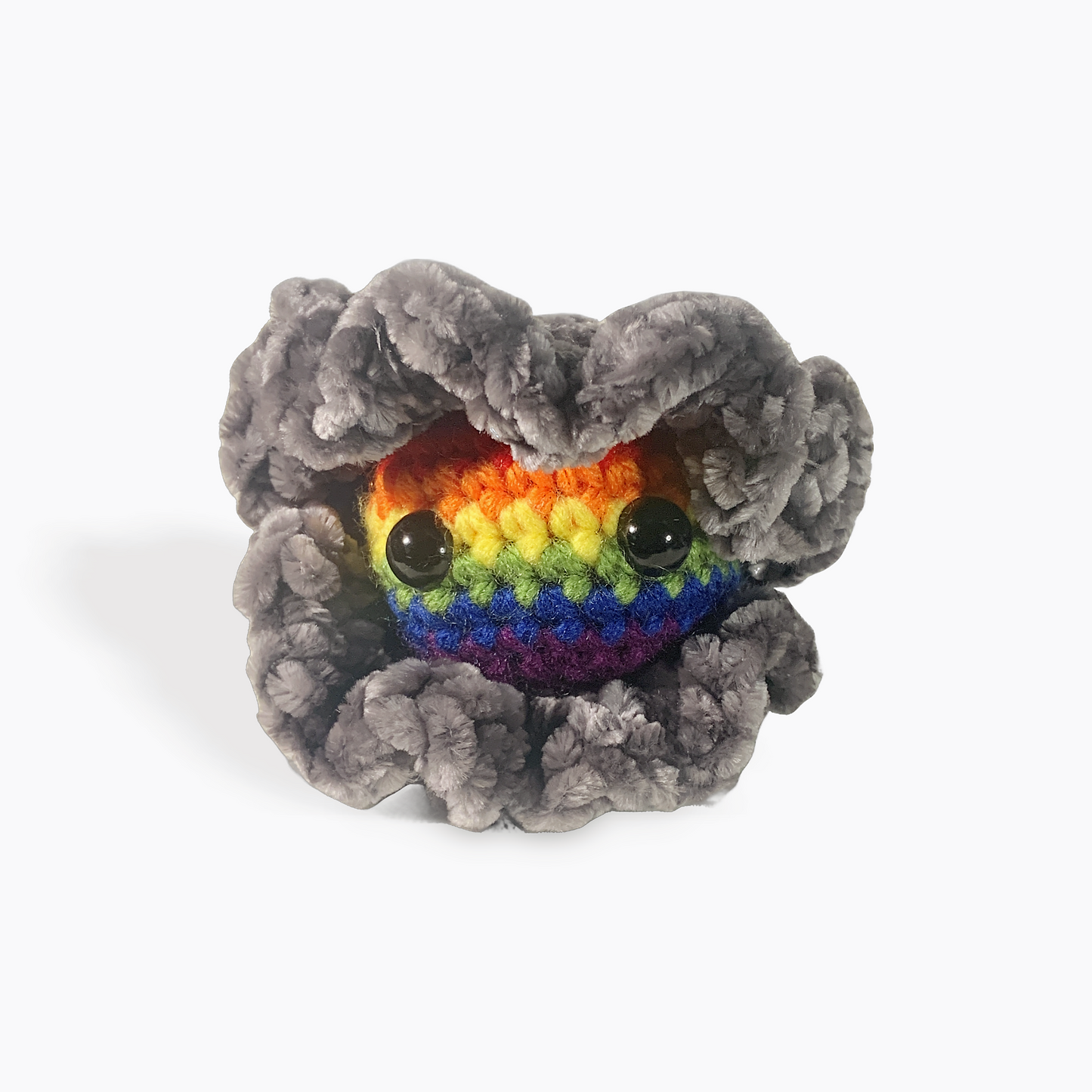 Gay Pride Flag Oyster Amigurumi LGBTQIA2S+ Cutie - Stitchy Frood