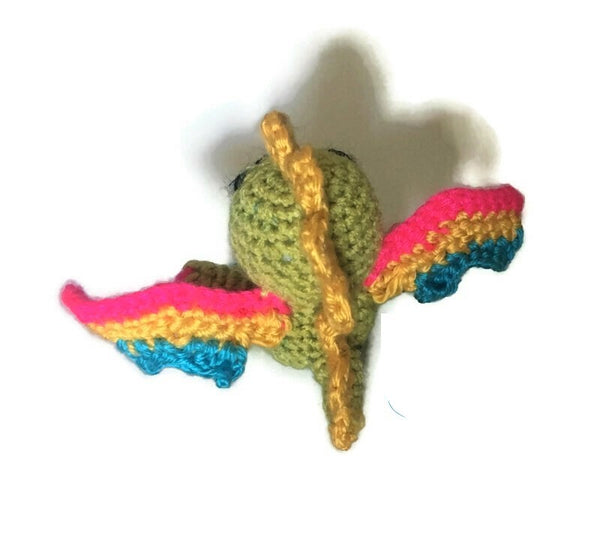 Pansexual Pride Flag Mini Dragon Amigurumi - Stitchy Frood