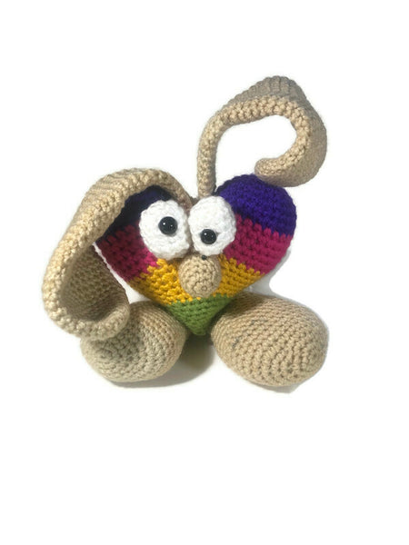 Sapphic Pride Hoppy Valentine Amigurumi for your special someone Valentine's Day 2022 - Stitchy Frood