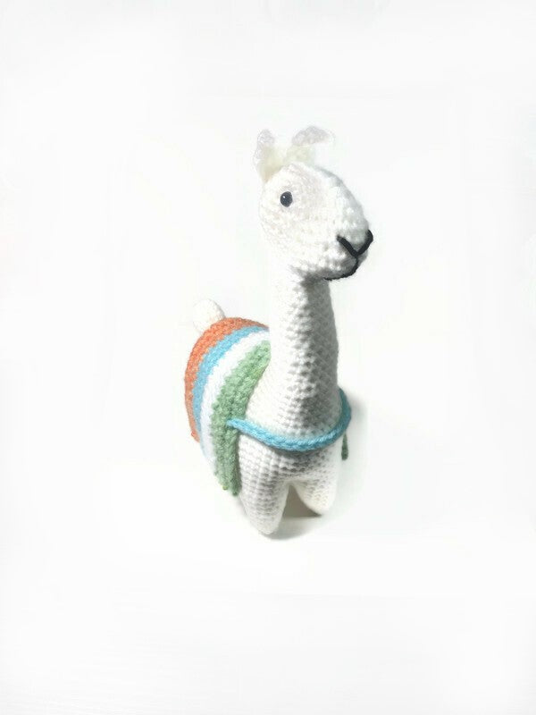 Unlabeled Pride Flag Llama Amigurumi LGBTQIA2+ - Stitchy Frood