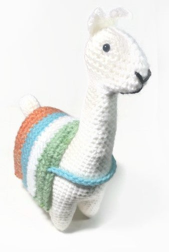 Unlabeled Pride Flag Llama Amigurumi LGBTQIA2+ - Stitchy Frood