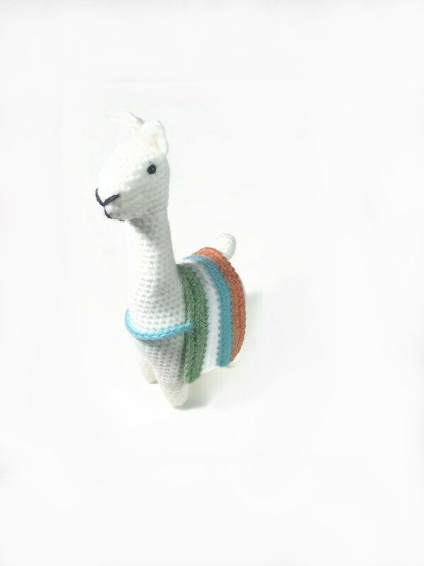 Unlabeled Pride Flag Llama Amigurumi LGBTQIA2+ - Stitchy Frood