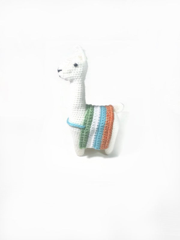 Unlabeled Pride Flag Llama Amigurumi LGBTQIA2+ - Stitchy Frood