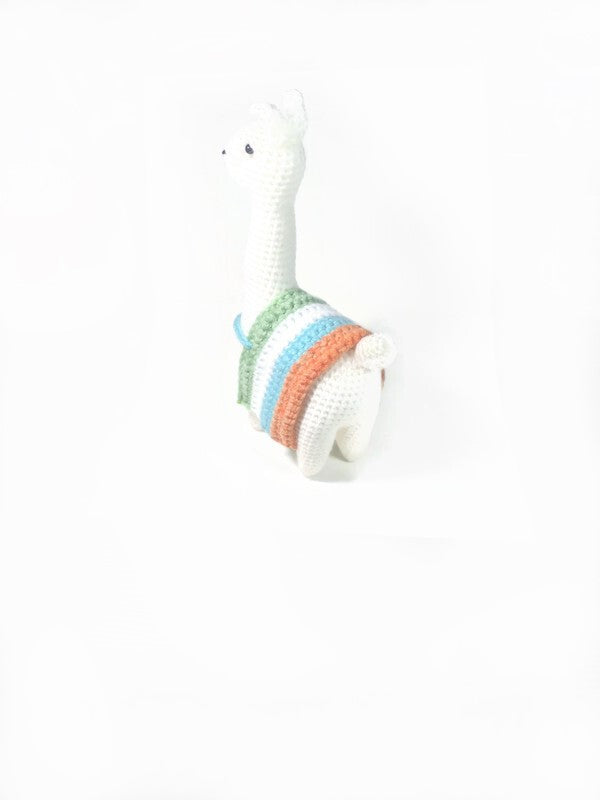 Unlabeled Pride Flag Llama Amigurumi LGBTQIA2+ - Stitchy Frood