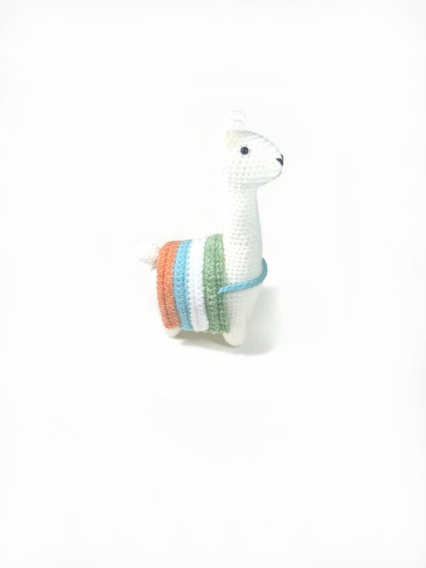 Unlabeled Pride Flag Llama Amigurumi LGBTQIA2+ - Stitchy Frood