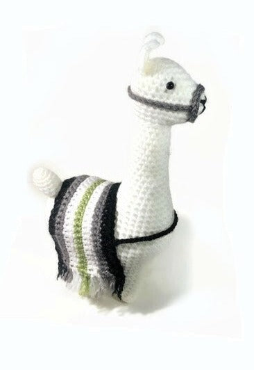 Agender Pride Llama Amigurumi - Stitchy Frood