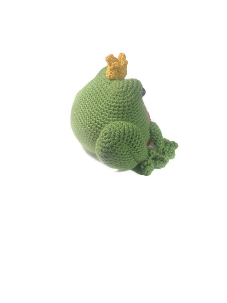 Bi Pride Frog Prince Amigurumi - Stitchy Frood