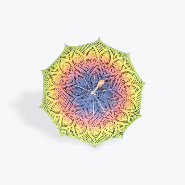 Sapphic Pride Flag 33" Parasol - Stitchy Frood