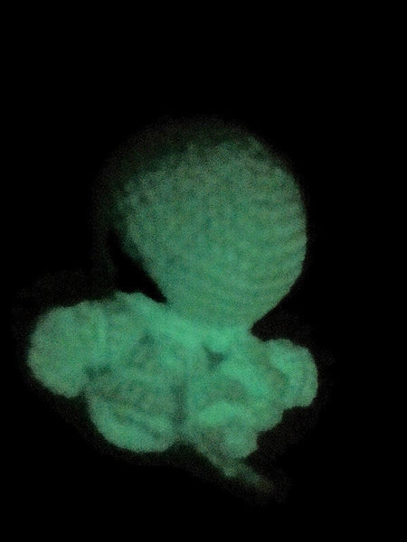Glow In The Dark Mini Angry Cthulhu Amigurumi - Stitchy Frood