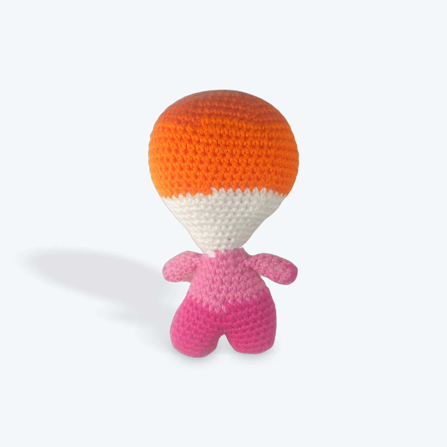 Gayliens Lesbian Pride Flag Alien Amigurumi - Stitchy Frood